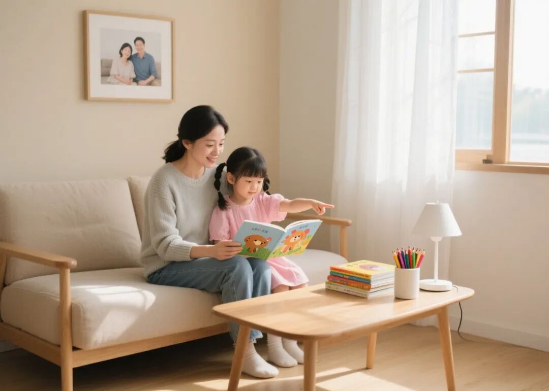 AI制图-家长给孩子讲故事