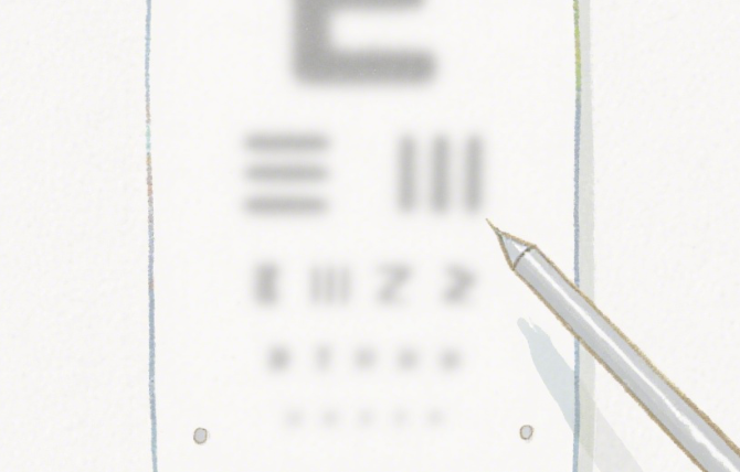 pixabay-视力测试模糊