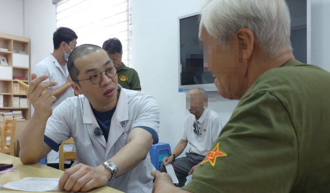 一对一给予细致的健康指导