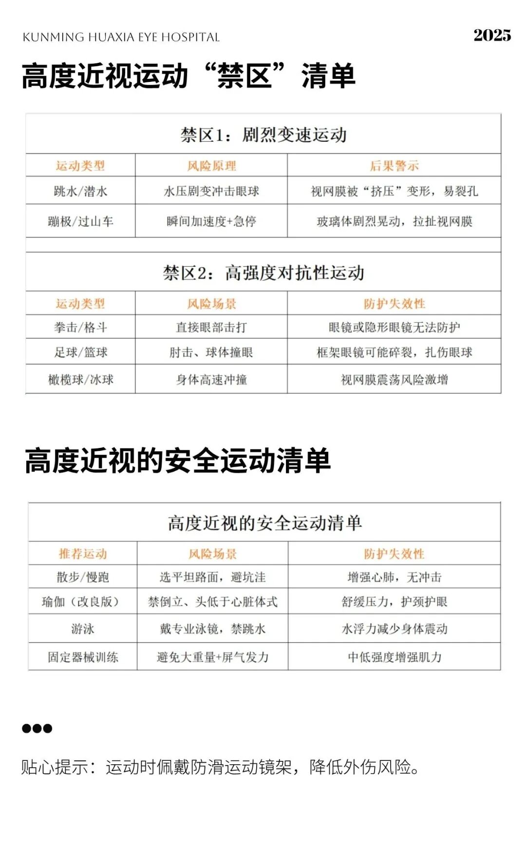 高度近视禁忌运动指南2