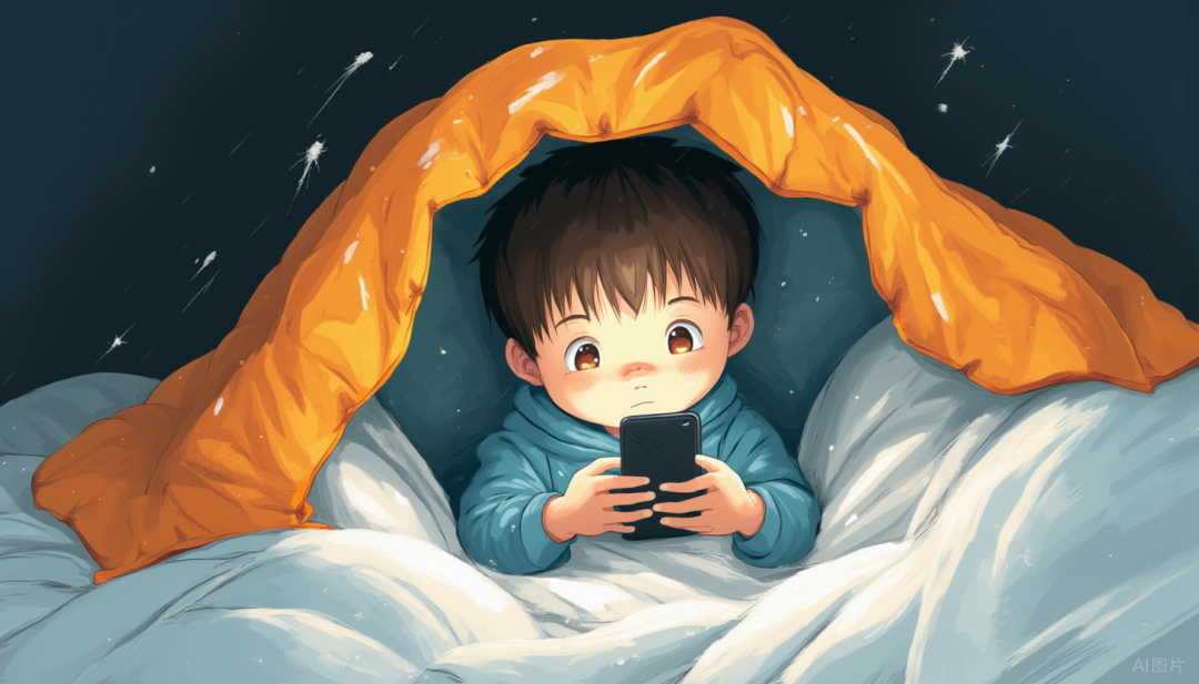 pixabay-关灯玩手机